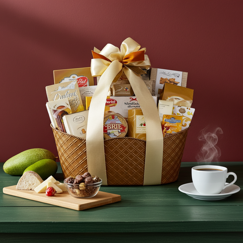 Corporate VIP Gift Basket With Luxe Sweets And Savory Treats - KEZARIAN